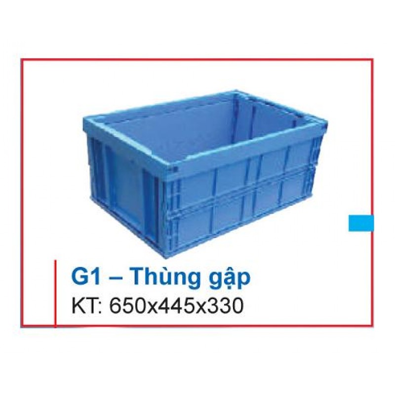 Thùng nhựa gập G1